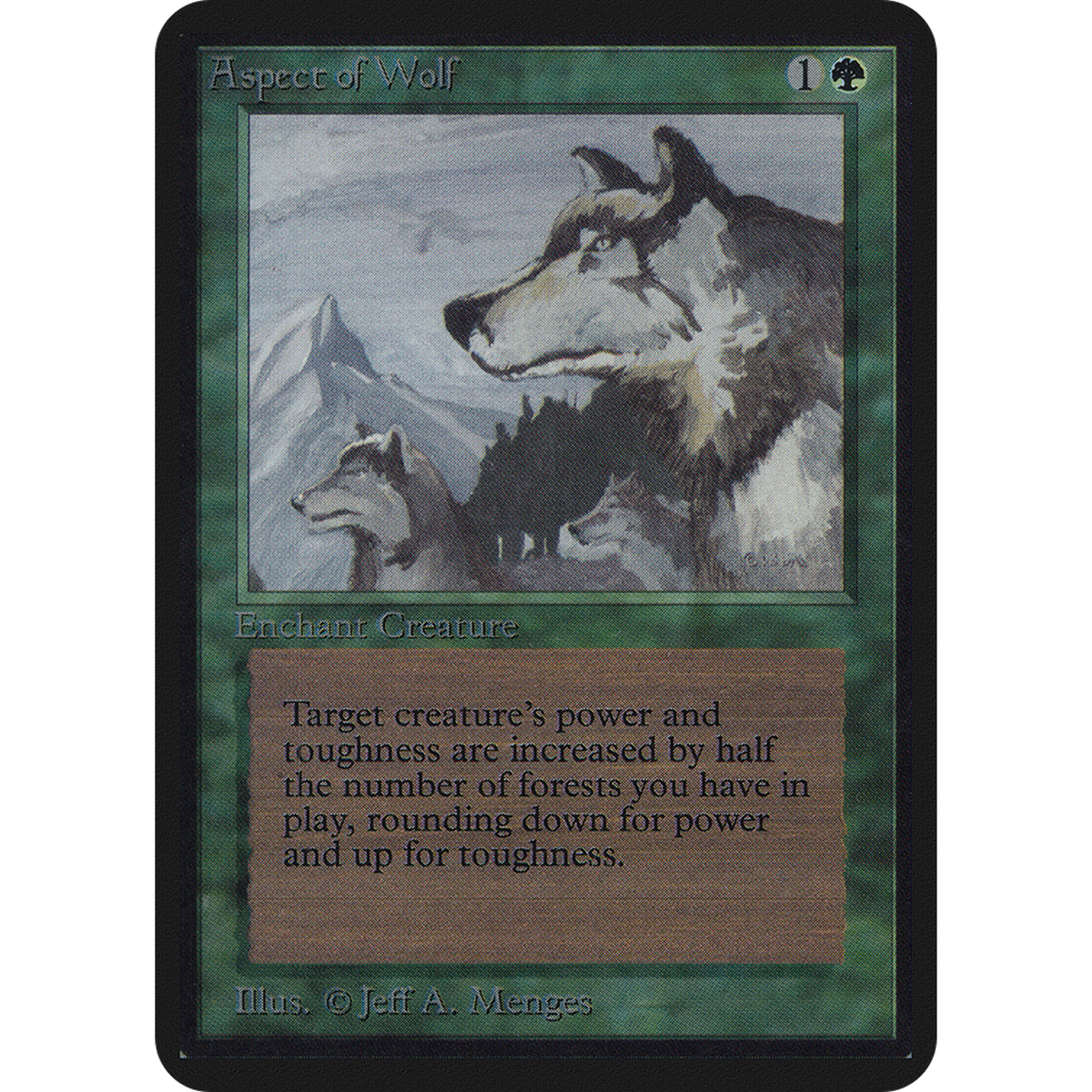Magic The Gathering Aspect Of Wolf [Limited Edition Alpha]