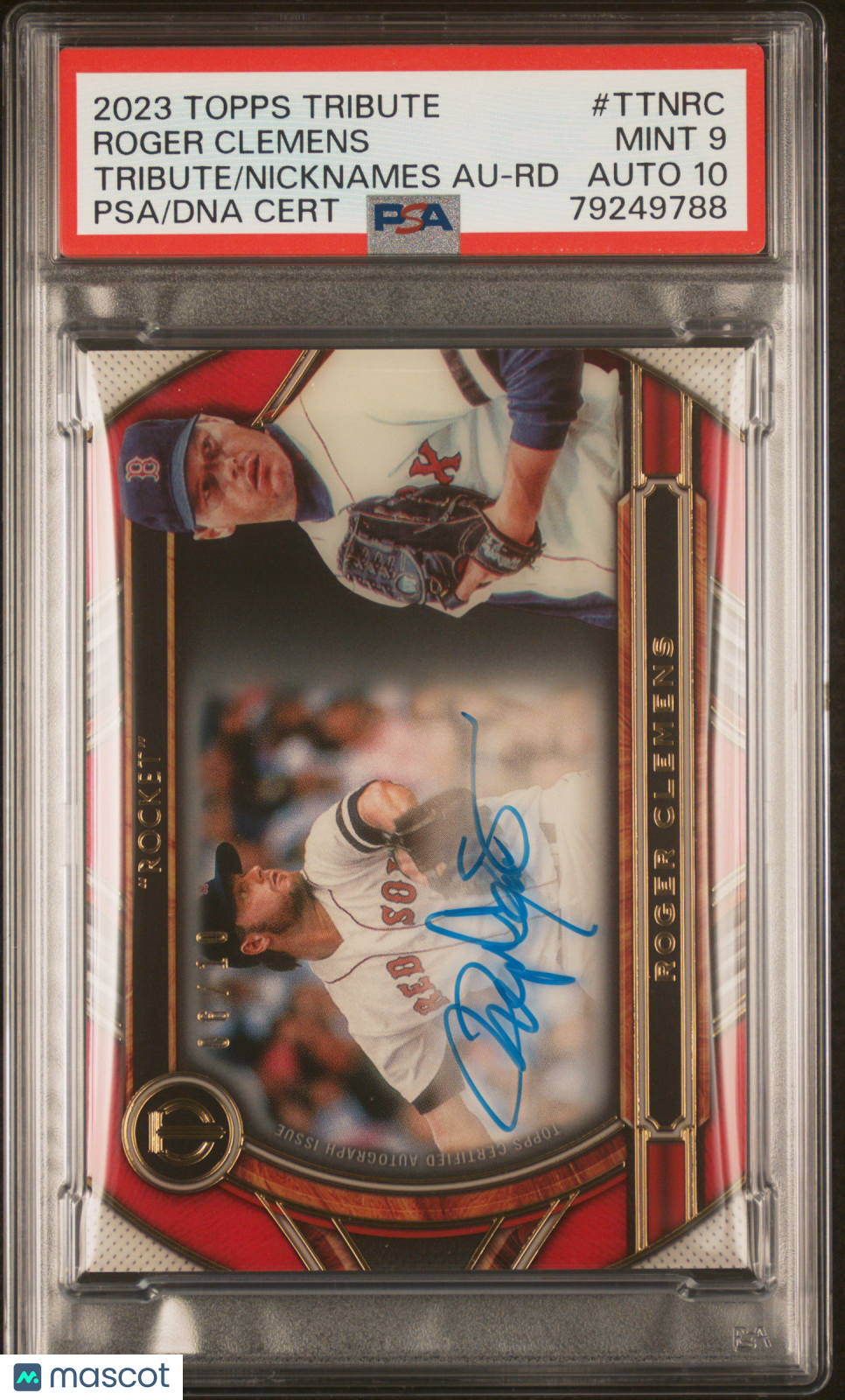 Sports Topps 2023 Topps Tribute To Nicknames Auto Roger Clemens #Ttnrc Rd PSA Auto 10