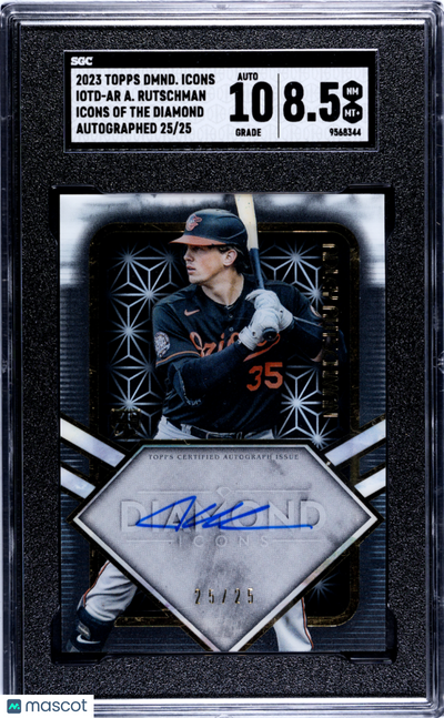 Sports Topps 2023 Topps Diamond Icons Adley Rutschman #Iotd-Ar Of The SGC 8.5 Auto 10