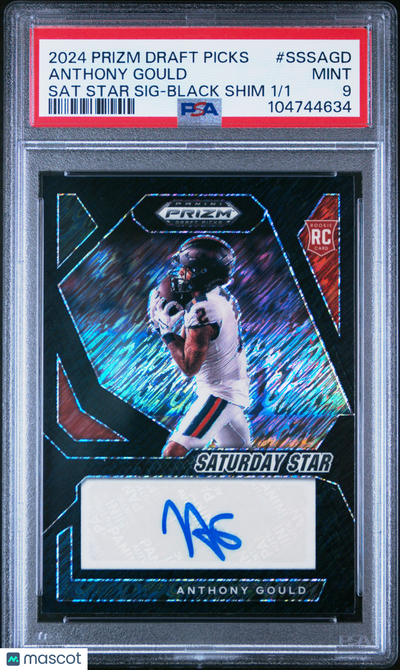 Sports Panini 2024 Panini Prizm Draft Picks Star Anthony Gould #Sssagd Black Shim 1/1 PSA 9