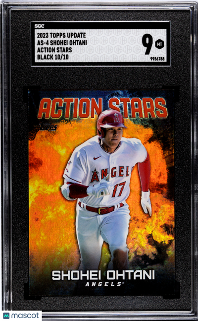 Sports Topps 2023 Topps Update Shohei Ohtani #As-4 Action Stars Black SGC 9