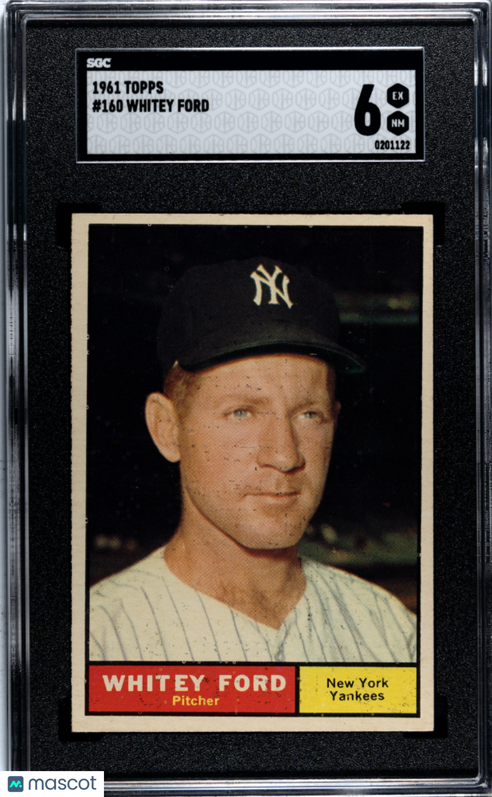 Sports Topps 1961 Topps Whitey Ford #160 SGC 6
