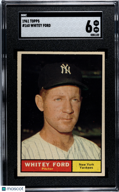 Sports Topps 1961 Topps Whitey Ford #160 SGC 6