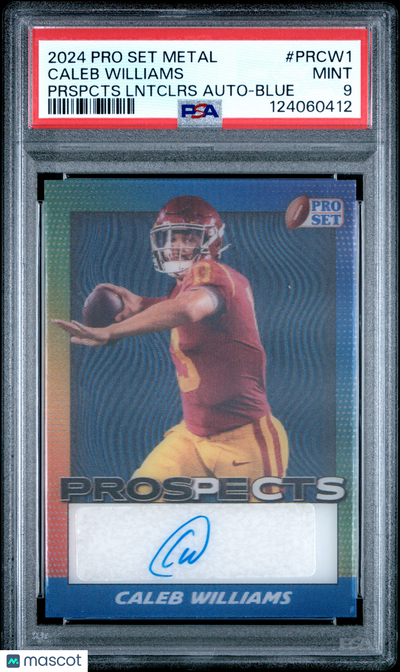 Sports 2024 Leaf Pro Set Prospects Auto Caleb Williams #Prcw1 Blue PSA 9 /25