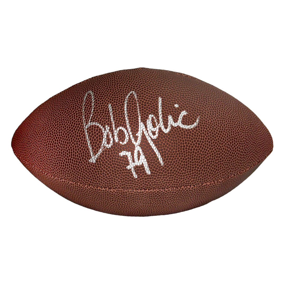 Bob Golic Signed Wilson Official NFL Replica Football (Jsa)