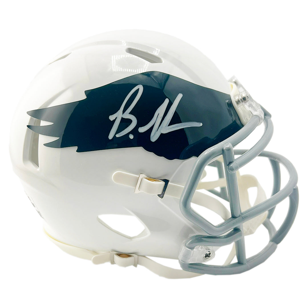 Brandon Graham Signed Philadelphia Eagles 1969-73 Throwback Speed Mini Football Helmet (Jsa)