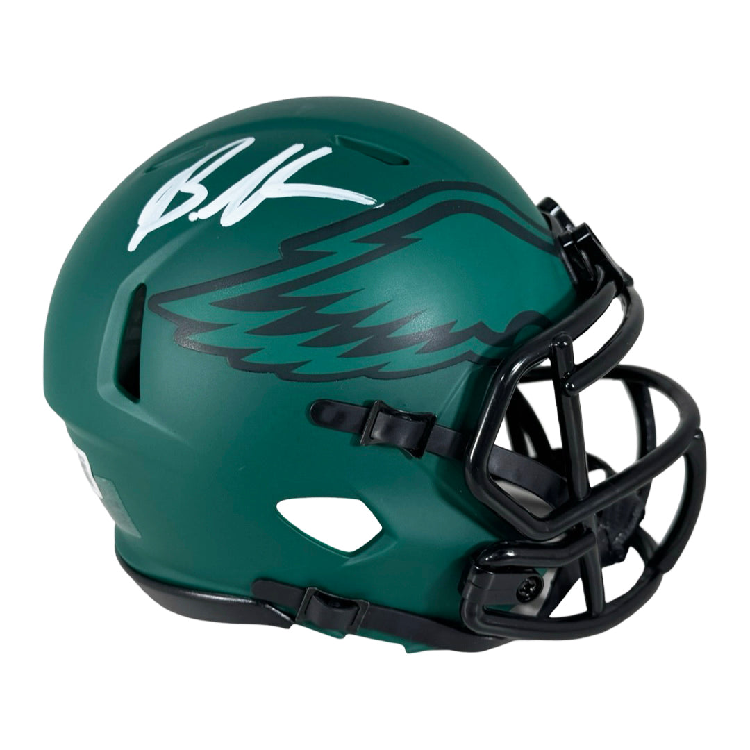 Brandon Graham Signed Philadelphia Eagles Rave Mini Football Helmet (Jsa)