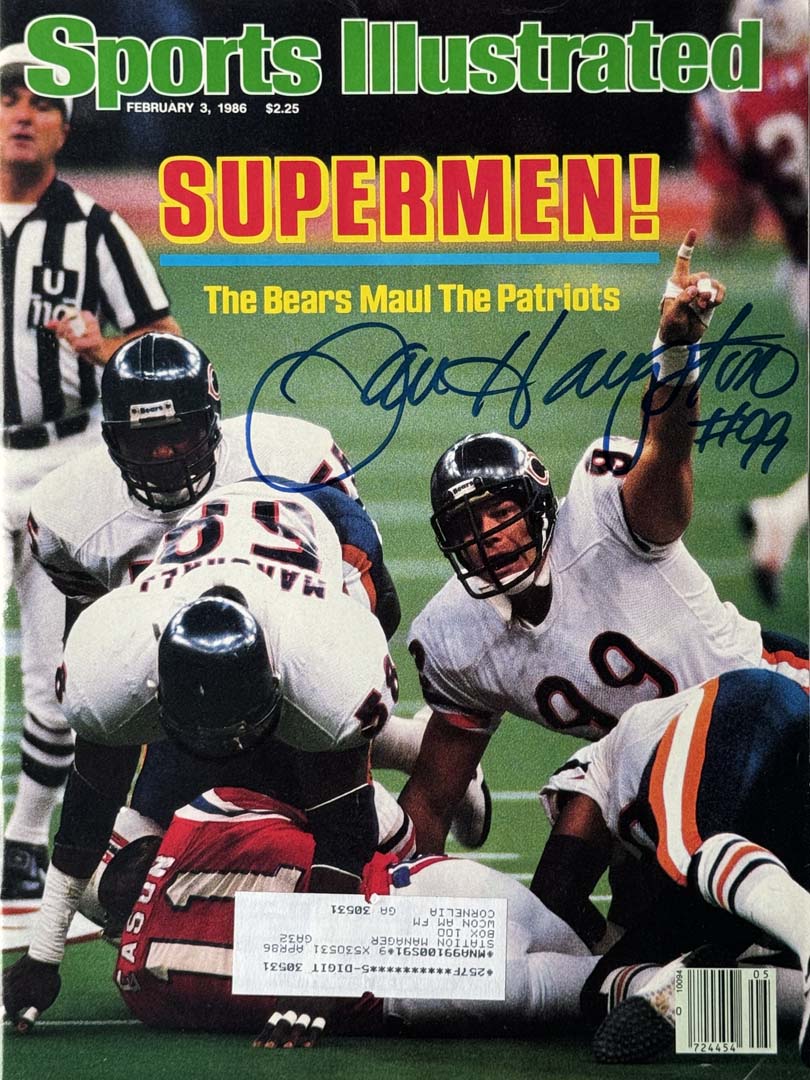 Dan Hampton Signed Sports Illustrated 2/3/1986 Issue (Jsa)