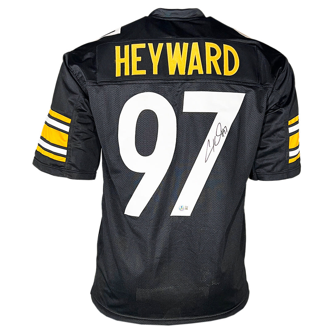 Cam Heyward Signed Pittsburgh Black Football Jersey (Beckett)