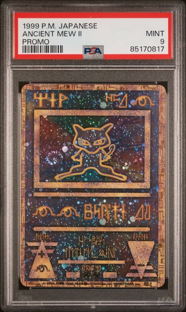 Pokémon Ancient Mew PokéMon Movie Promo PSA 9