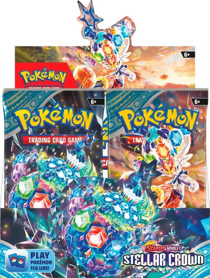Pokemon TCG - Scarlet & Violet - Stellar Crown - Display Case (6x Booster Boxes)