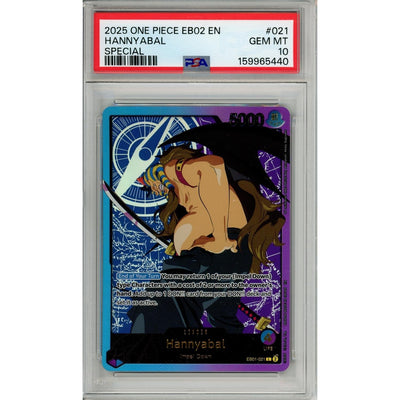 One Piece TCG One Piece Graded: Hannyabal Eb02 Parallel (2025) PSA 10