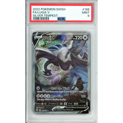 Pokémon Pokemon Graded: Lugia V 186/195 Silver Tempest (2022) Holo PSA 9