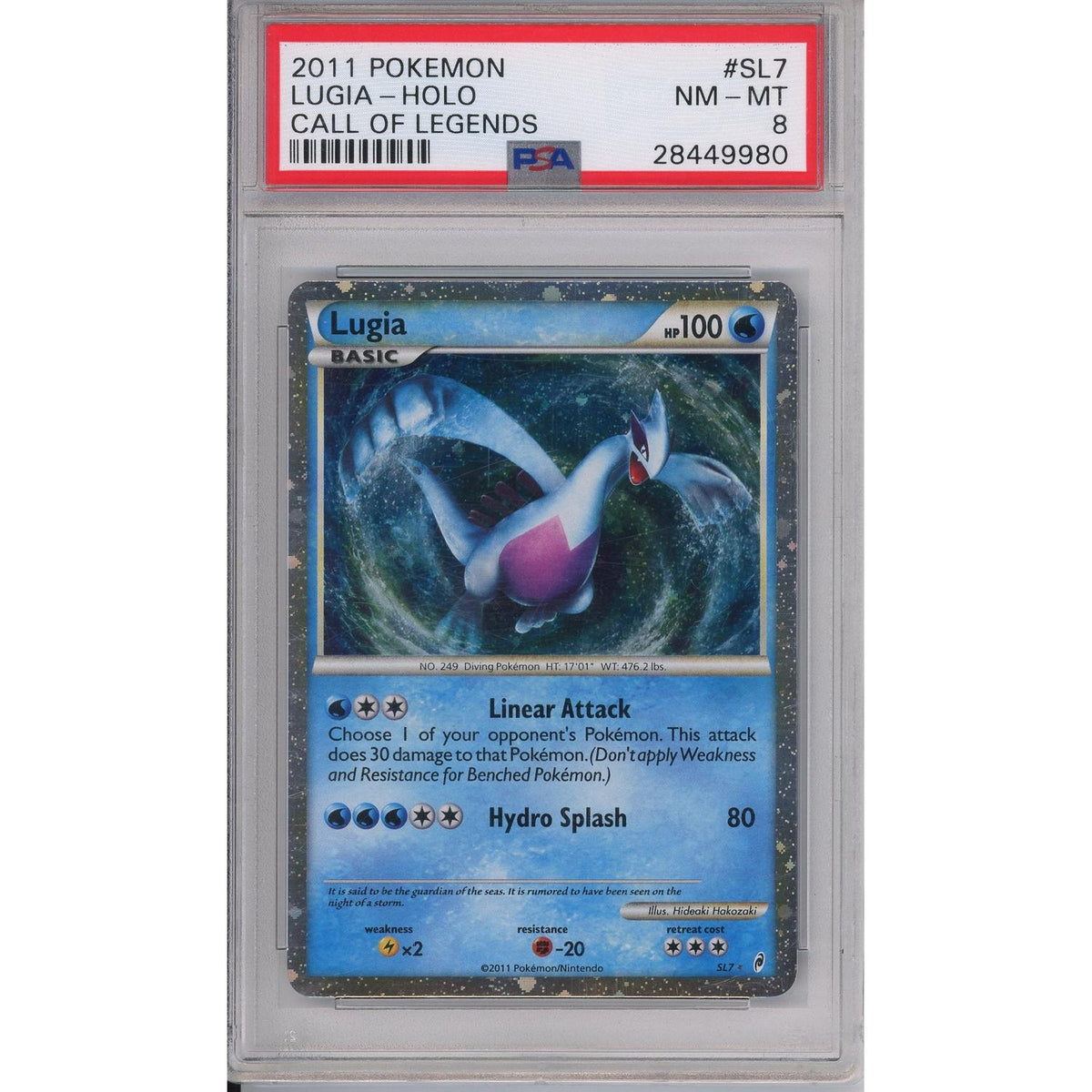 Pokémon Pokemon Graded: Lugia Holo PSA 8