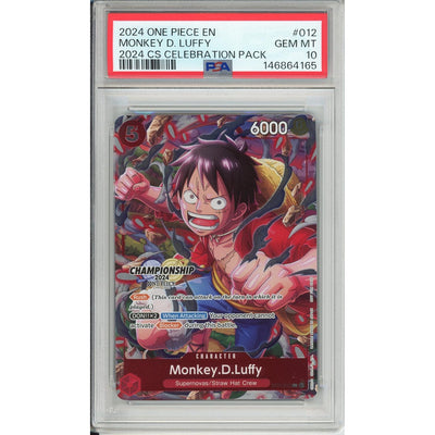 One Piece TCG One Piece Graded: Monkey D. Luffy P-033 Championship 2023 Event Pack PSA 10