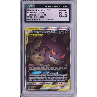 Pokémon Pokemon Graded: Gengar & Mimikyu GX CGC 8.5