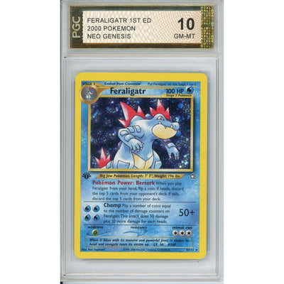 Pokémon Pokemon Graded: Feraligatr 1st Edition Holo Pcg 10