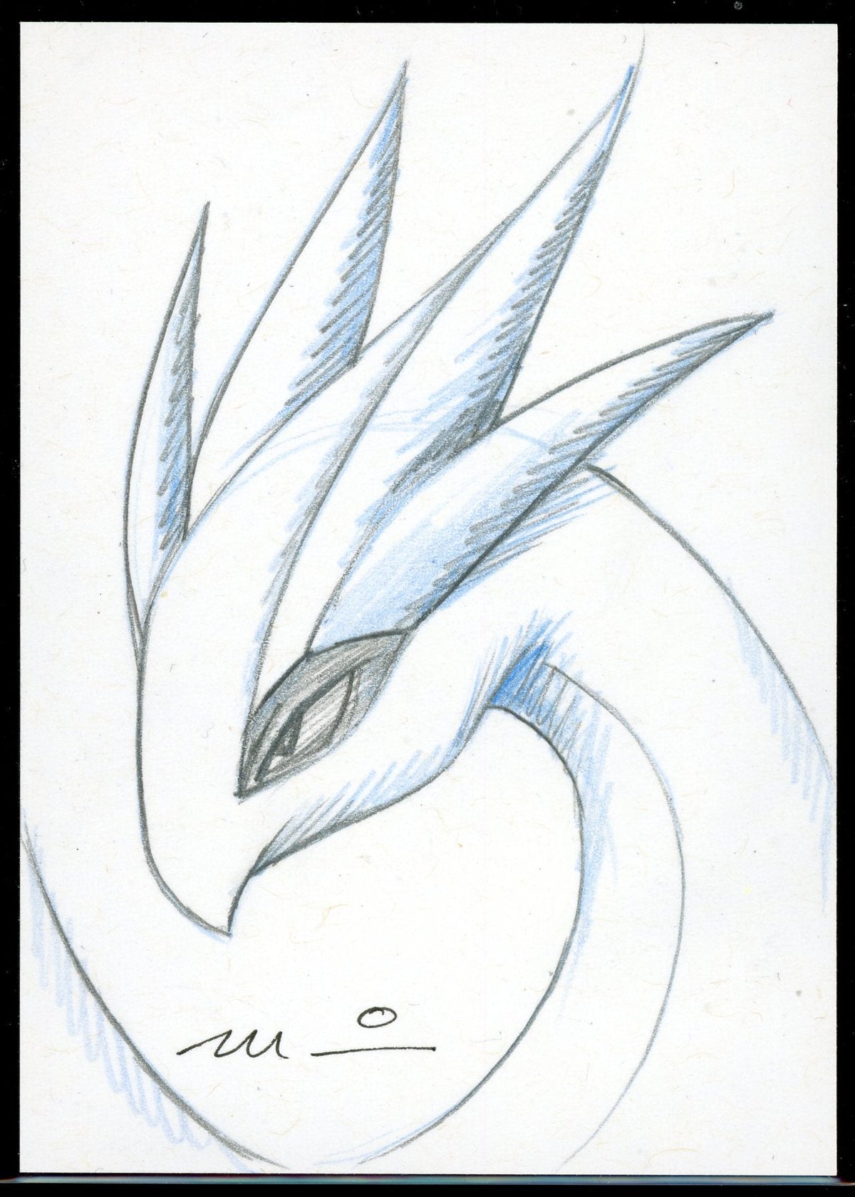 Sports Lugia Drawing By Moduwa