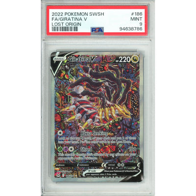 Pokémon Pokemon Graded: Giratina 186/196 Lost Origin (2022) Full Art PSA 9