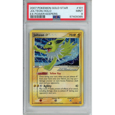 Pokémon Pokemon Graded: Jolteon Gold Star PSA 9