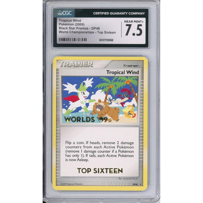 Pokémon Pokemon Graded: Tropical Wind #Dp48 Black Star Promo World Championships Top Sixteen CGC 7.5