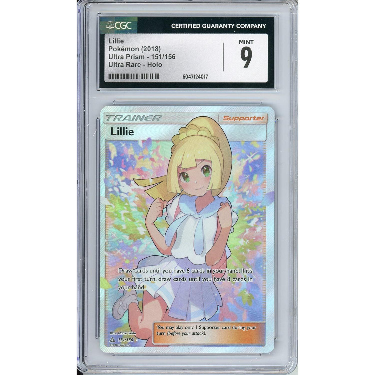 Pokémon Pokemon Graded: Lillie CGC 9