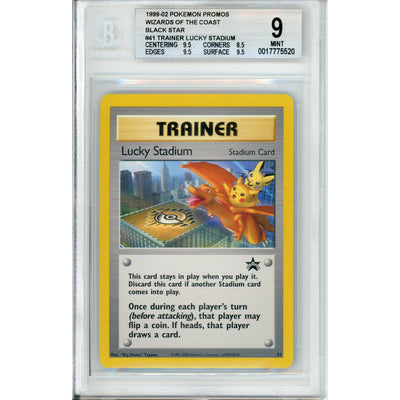 Pokémon Pokemon Graded: Trainer Lucky Stadium #41 Nyc Promo (2001) Beckett 9