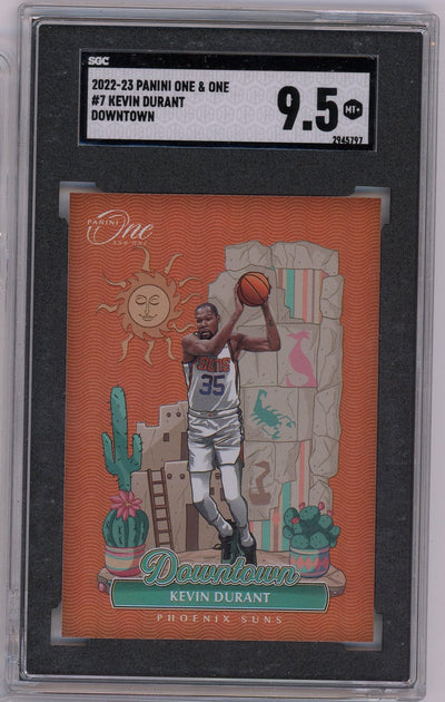 Basketball Panini Kevin Durant 2022 Panini One & One Downtown SSP SGC 9.5