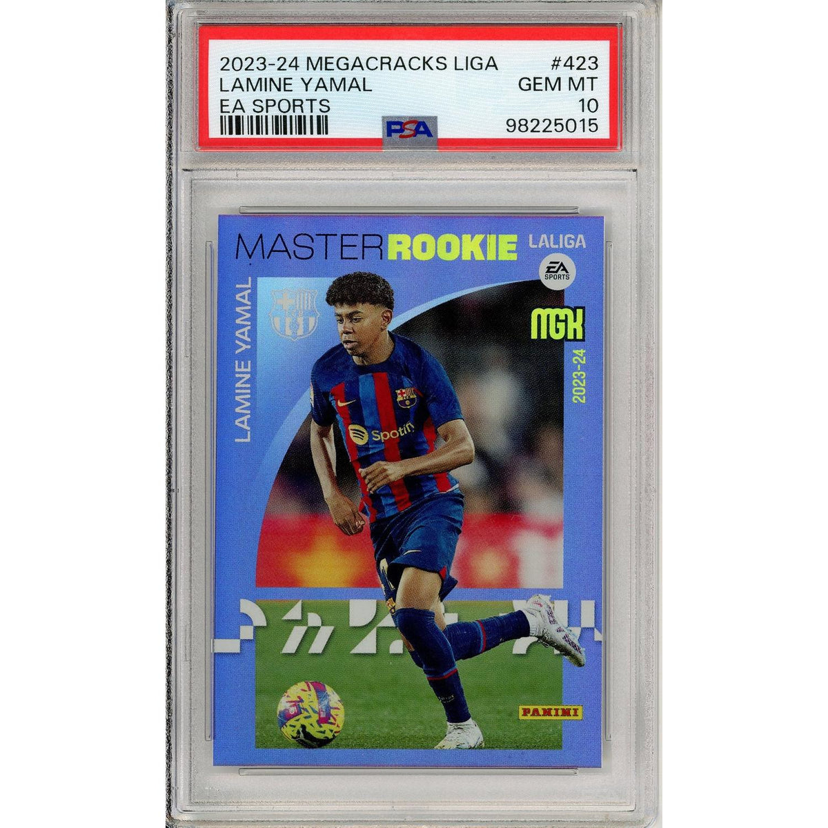 Sports Topps Graded Topps: Lamine Yamal Master Rookie #423 Ea Sports PSA 10