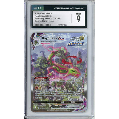 Pokémon Pokemon Graded: Rayquaza VMAX CGC 9