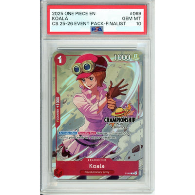 One Piece TCG One Piece Graded: Koala P-069 Event Pack Finalist (2025) PSA 10