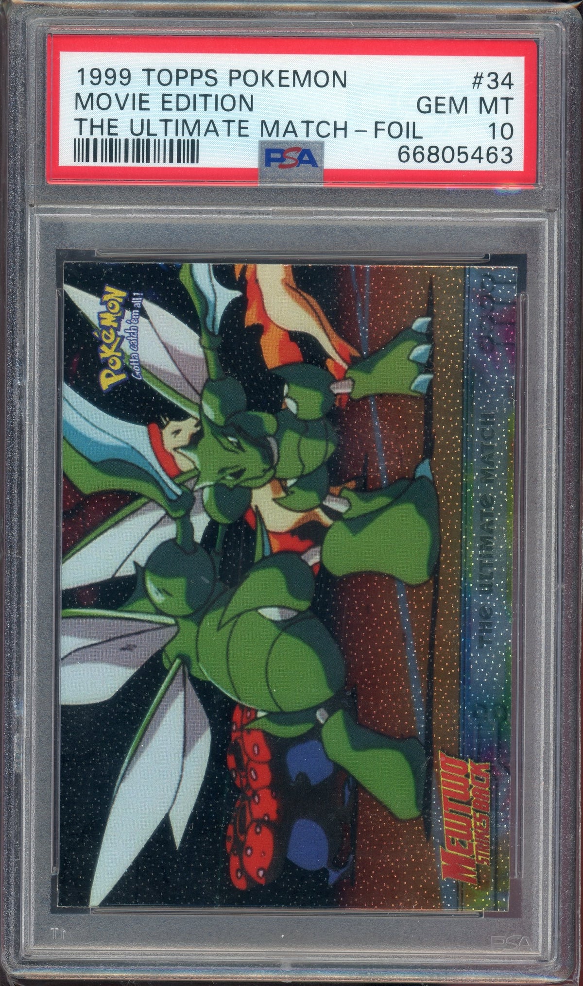 Pokémon Topps PSA 10 Movie Edition The Ultimate Match-Foil