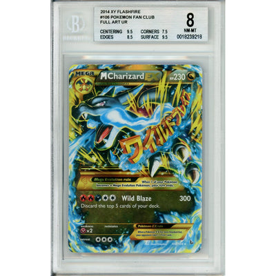 Pokémon Pokemon Graded: Mcharizard EX 108/106 XY Flashfire (2014) Beckett 8