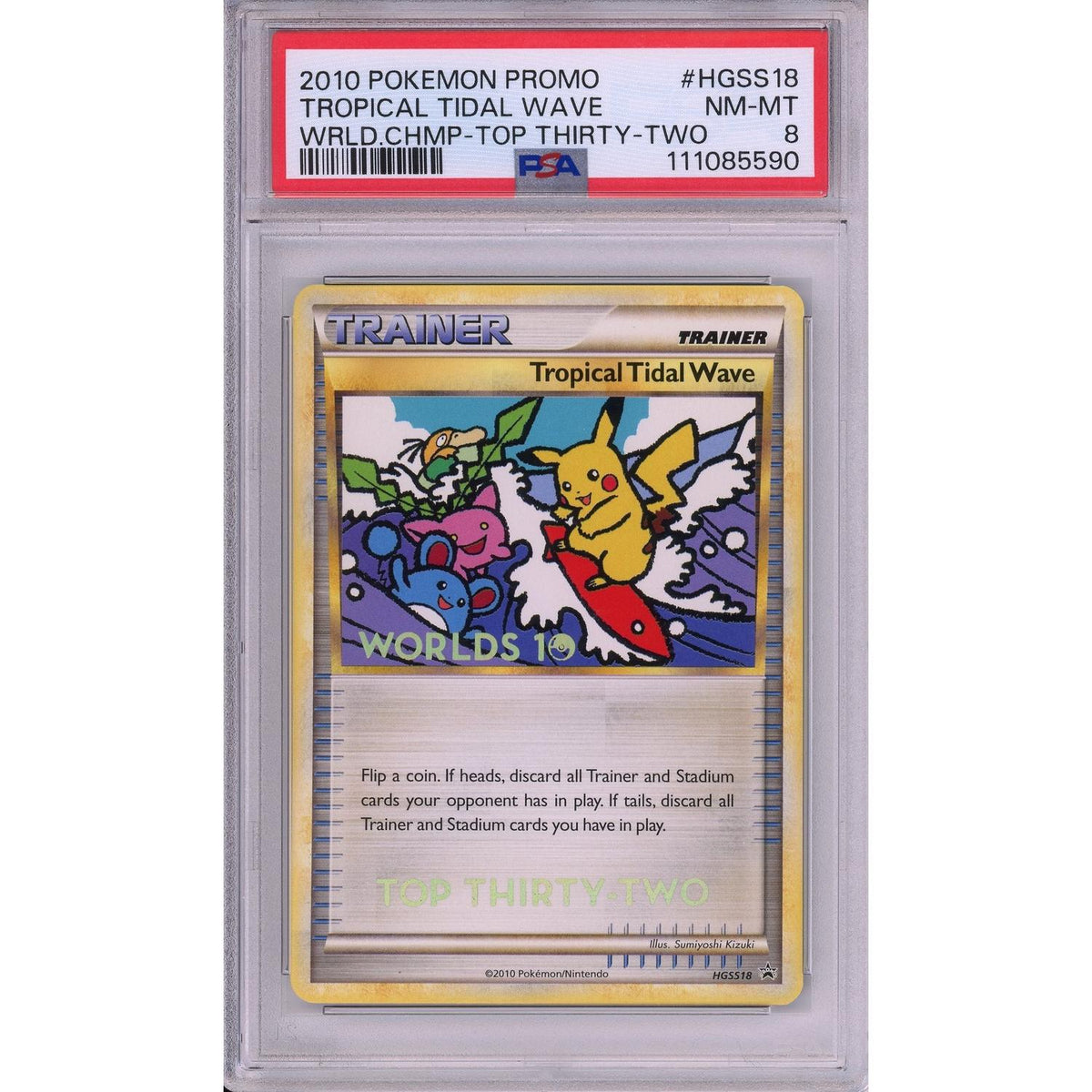 Pokémon Pokemon Graded: Tropical Tidal Wave PSA 8