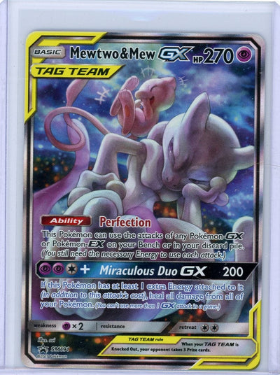 Pokémon Mewtwo & Mew GX PokéMon Black Star Promo #Sm191