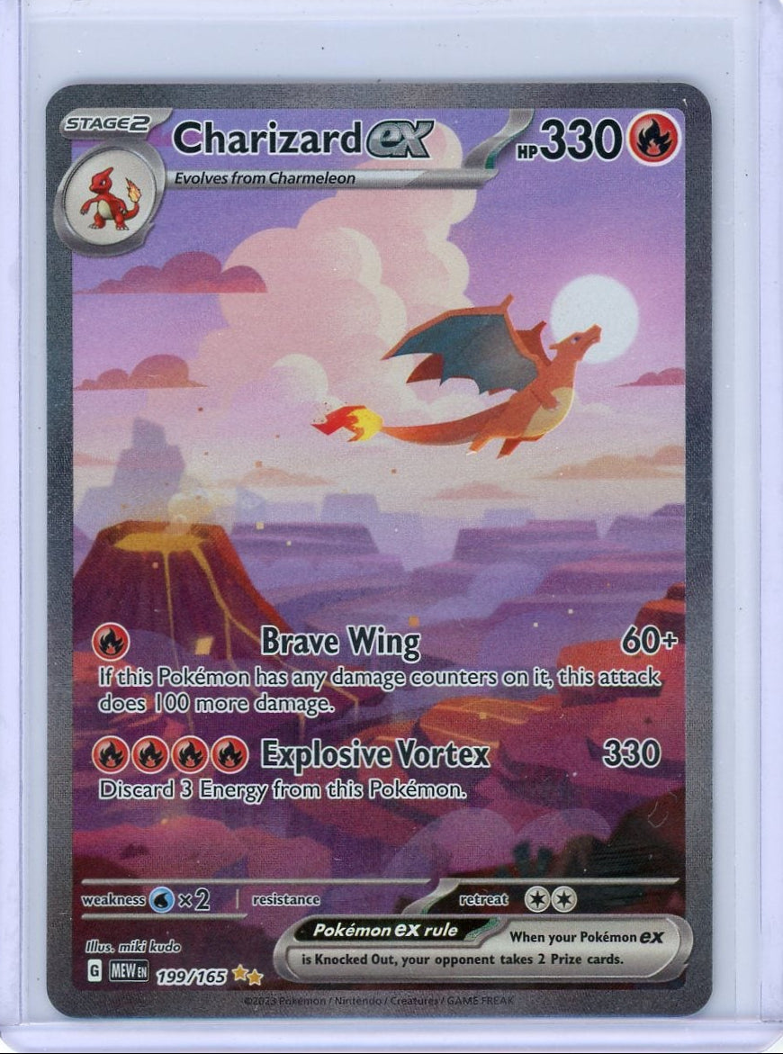 Pokémon Charizard EX PokéMon 151 Special Illustration Rare #199/165