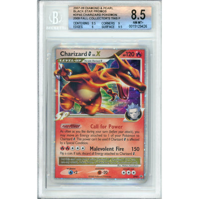 Pokémon Pokemon Graded: Charizard Lv.X #Dp45 Collector Tins Promo (2009) Beckett 8.5