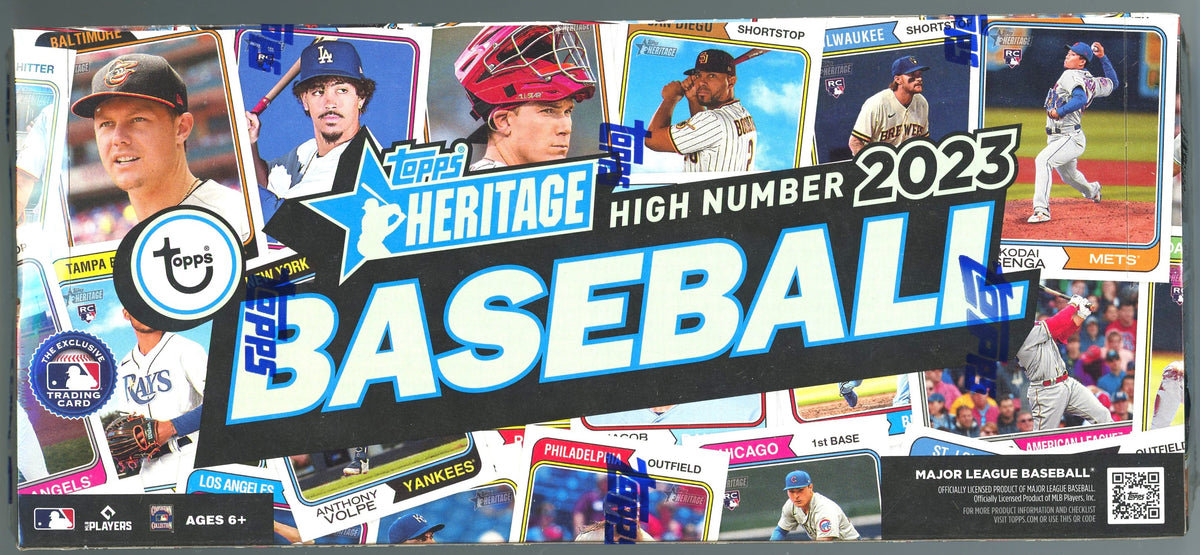 Baseball Topps 2023 Topps Heritage High Number Baseball Hobby 12 Box Case