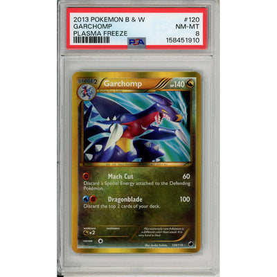 Pokémon Pokemon Graded: Garchomp 120/116 Plasma Freeze (2013) Gold PSA 8