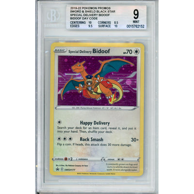 Pokémon Pokemon Graded: Special Delivery Bidoof #Swsh177 Sword & Shield (2021) Beckett 9