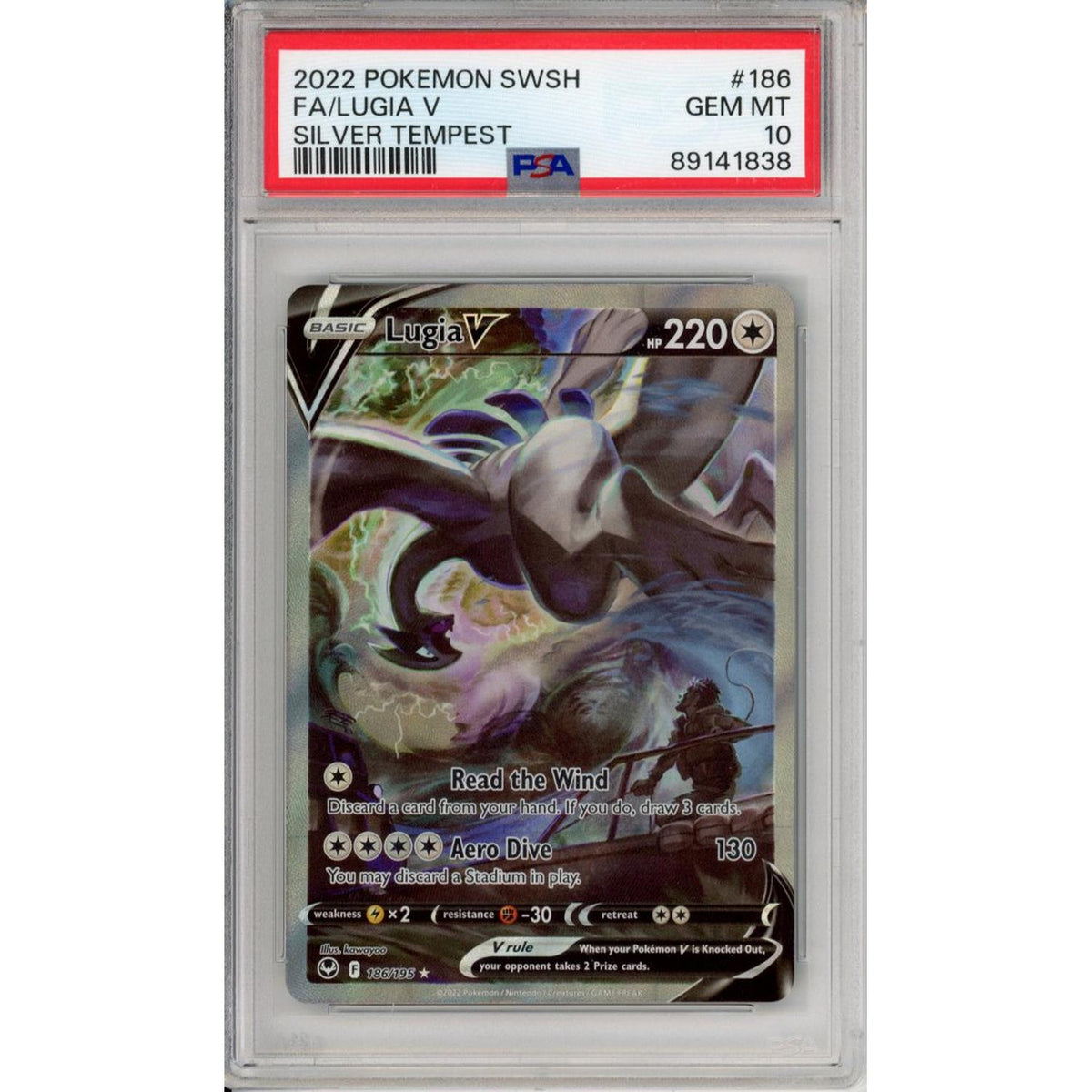 Pokémon Pokemon Graded: Lugia V Alt PSA 10