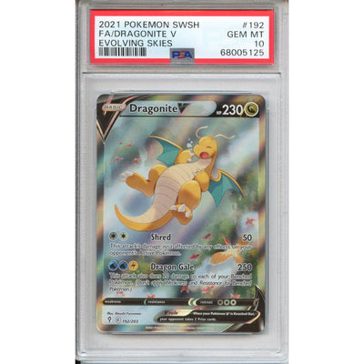 Pokémon Pokemon Graded: Dragonite V Alt PSA 10