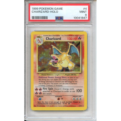 Pokémon Pokemon Graded: Base Set Charizard PSA 9