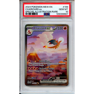 Pokémon Pokemon Graded: Charizard EX 151 PSA 10