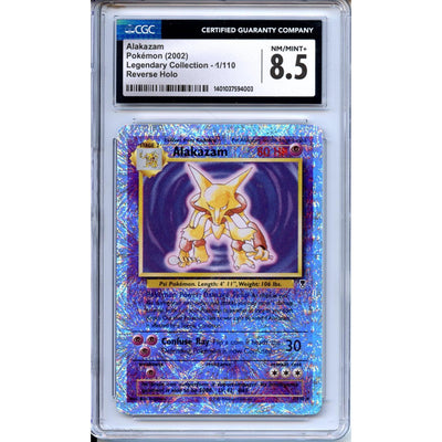 Pokémon Pokemon Graded: Alakazam 1/100 Legendary Collection (2002) Reverse Holo CGC 8.5