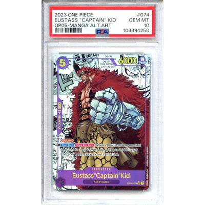 One Piece TCG One Piece Graded: Eustass "Captain" Kid PSA 10 (Manga)