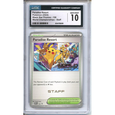 Pokémon Pokemon Graded: Paradise Resort Staff CGC 10