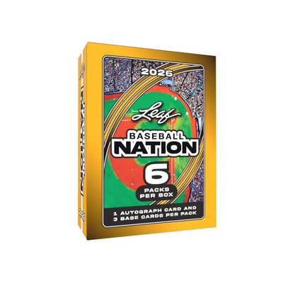 Baseball 2026 Leaf Baseball Nation Jumbo Box