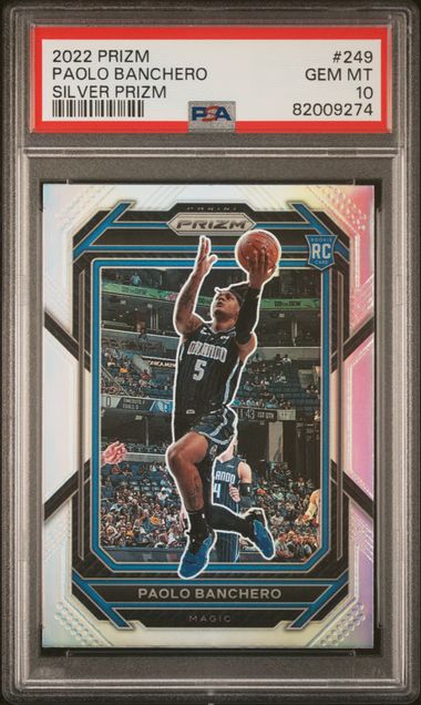 Basketball Paolo Banchero 2022 Prizm Rookie Silver Prizm PSA 10