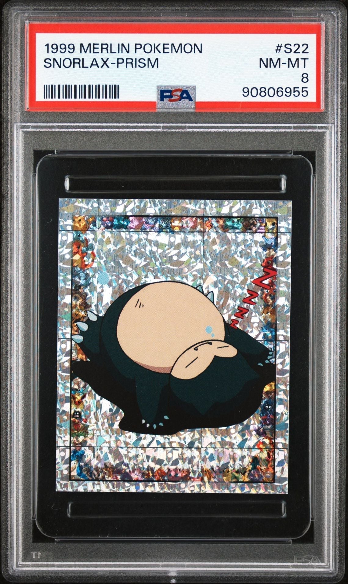 PSA (Nm-Mt 8) Snorlax - Prism #S22 - Merlin Pokémon (#90806955)